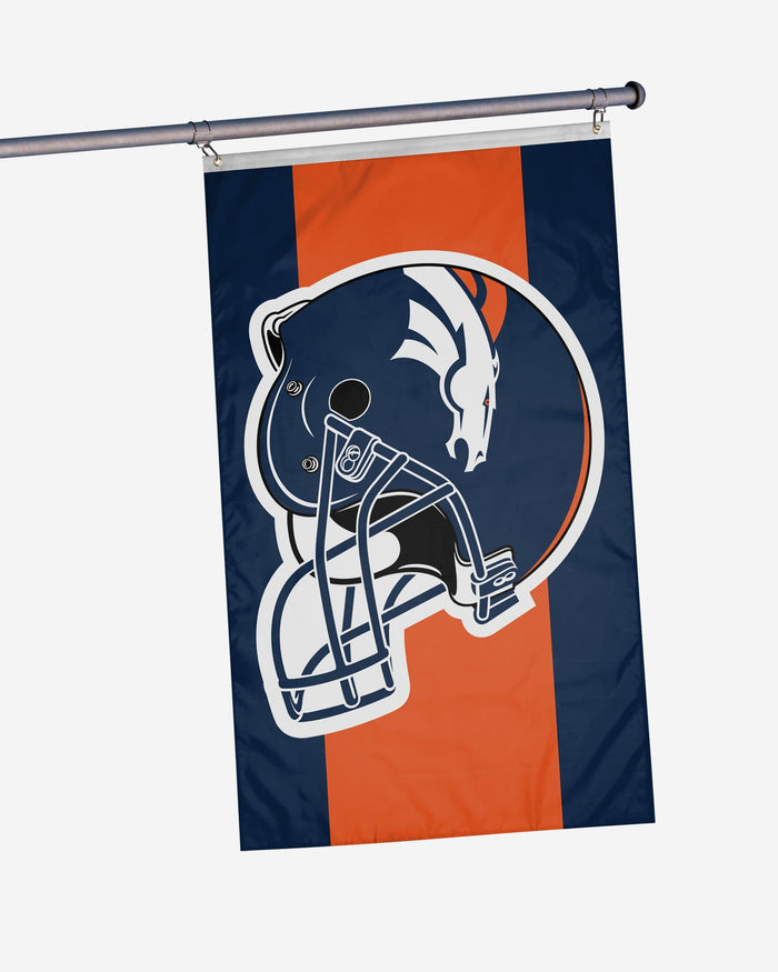 Denver Broncos Helmet Horizontal Flag FOCO - FOCO.com
