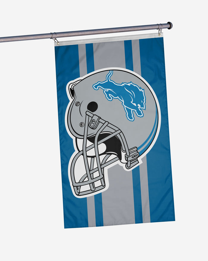 Detroit Lions Helmet Horizontal Flag FOCO - FOCO.com