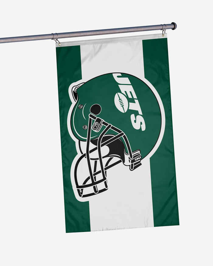 New York Jets Helmet Horizontal Flag FOCO - FOCO.com