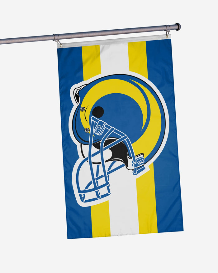 Los Angeles Rams Helmet Horizontal Flag FOCO - FOCO.com