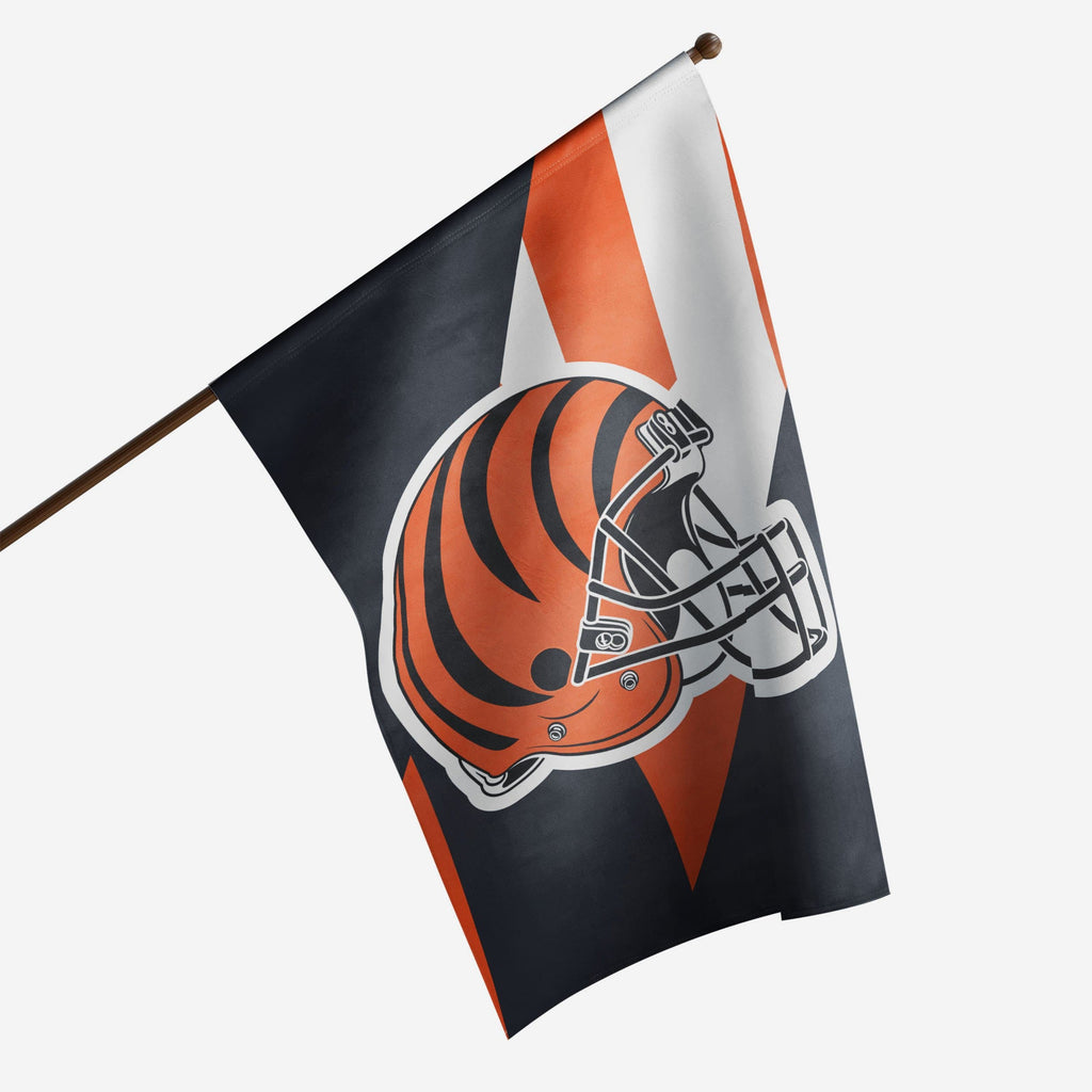 Cincinnati Bengals Helmet Vertical Flag FOCO - FOCO.com