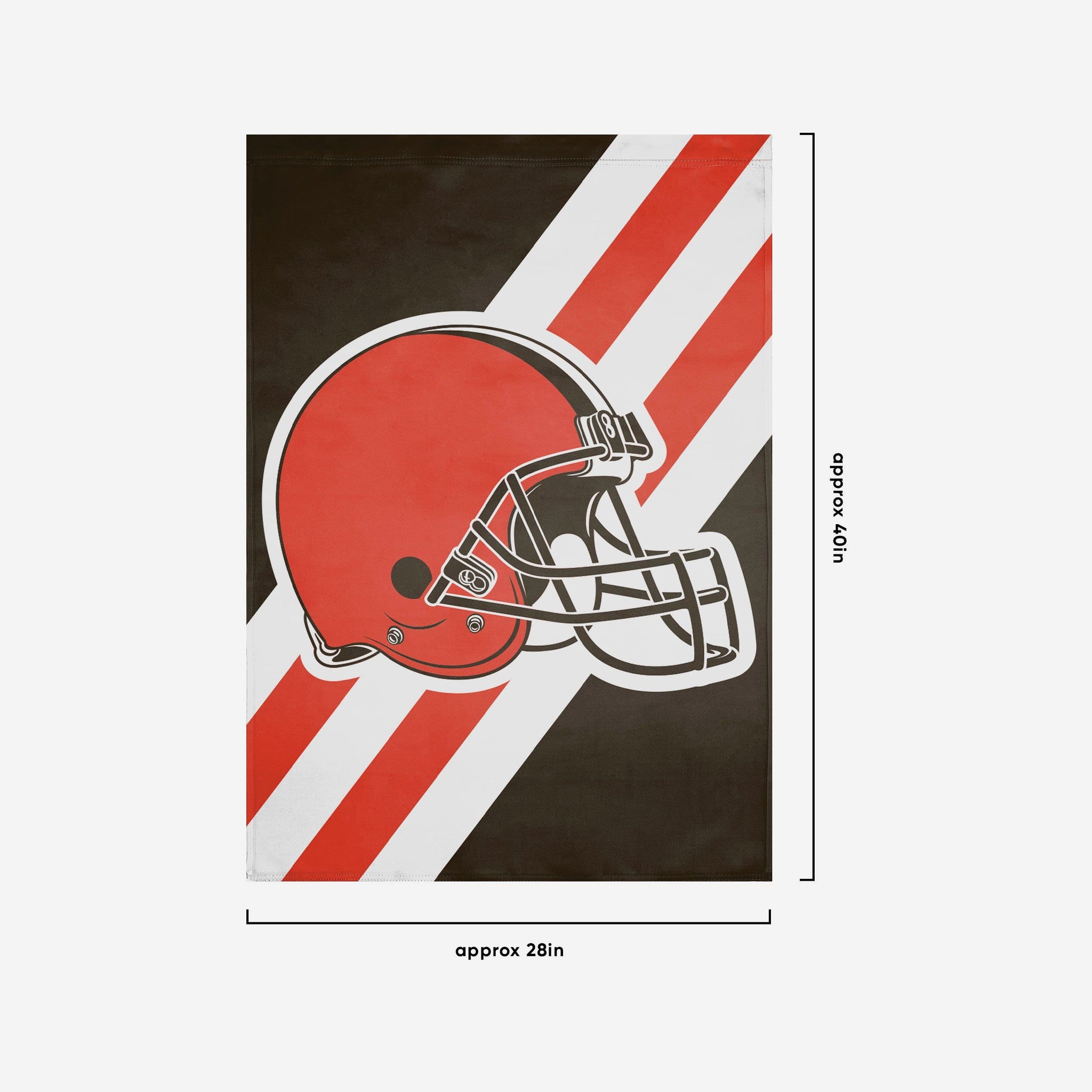 browns helmet icon FOCO Cleveland Browns NFL Helmet Vertical Flag