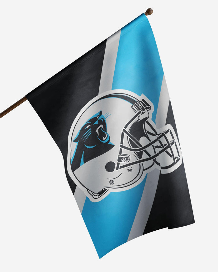 Carolina Panthers Helmet Vertical Flag FOCO - FOCO.com