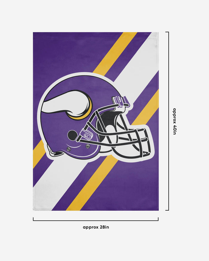 Minnesota Vikings Helmet Vertical Flag FOCO - FOCO.com