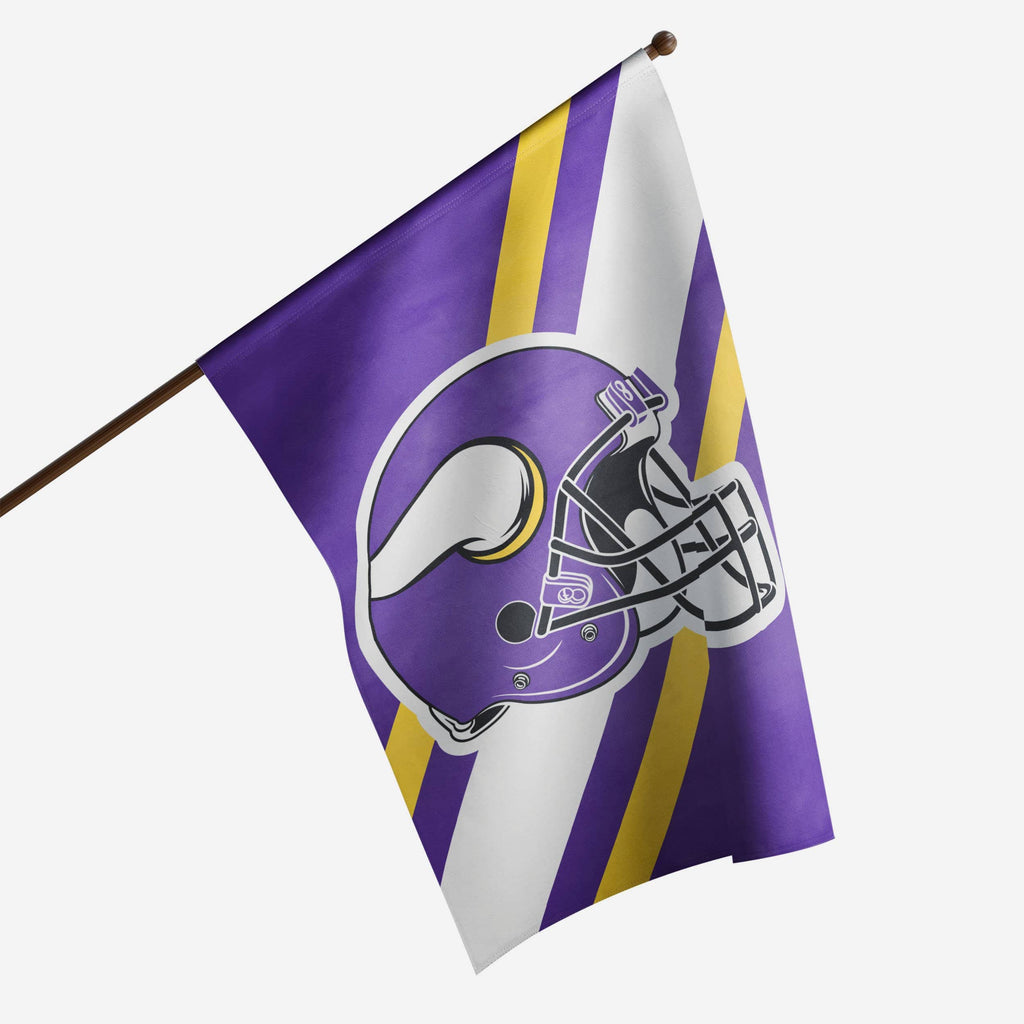 Minnesota Vikings Helmet Vertical Flag FOCO - FOCO.com