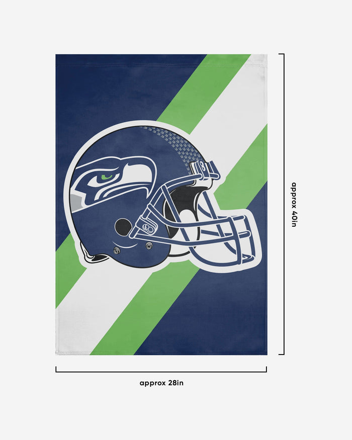 Seattle Seahawks Helmet Vertical Flag FOCO - FOCO.com