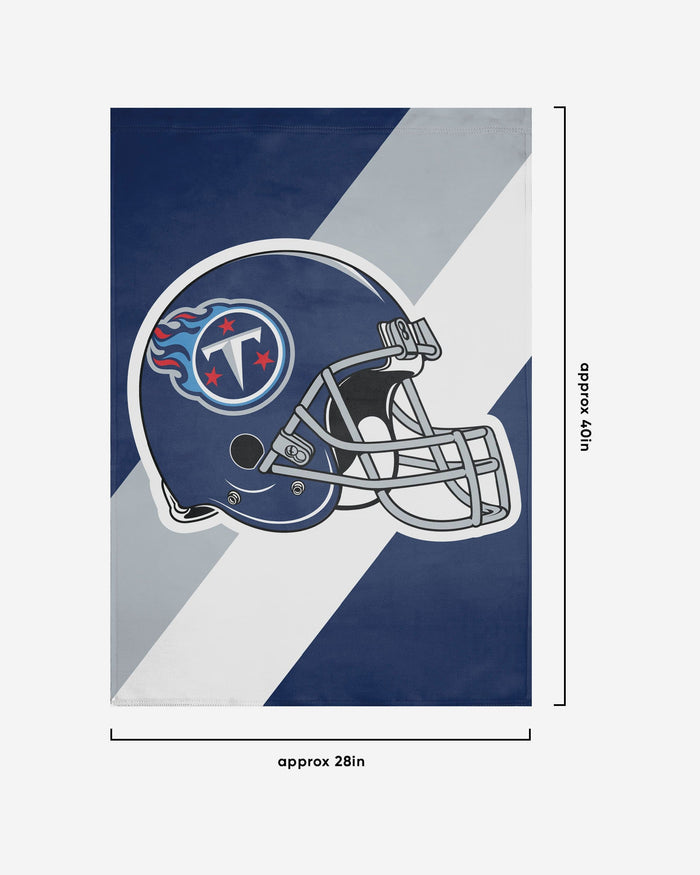 Tennessee Titans Helmet Vertical Flag FOCO - FOCO.com