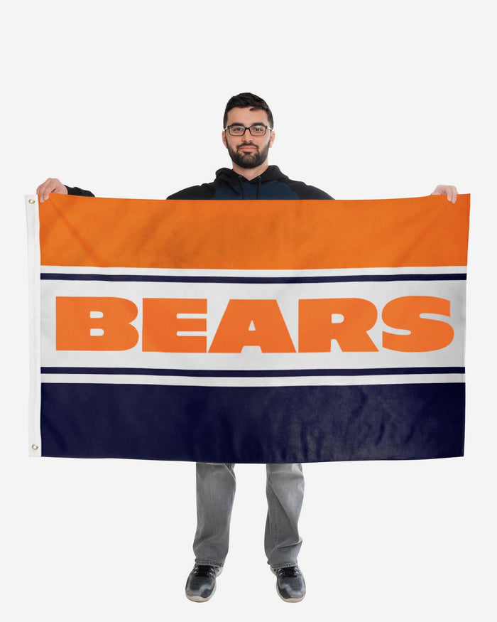 Chicago Bears Horizontal Flag FOCO - FOCO.com