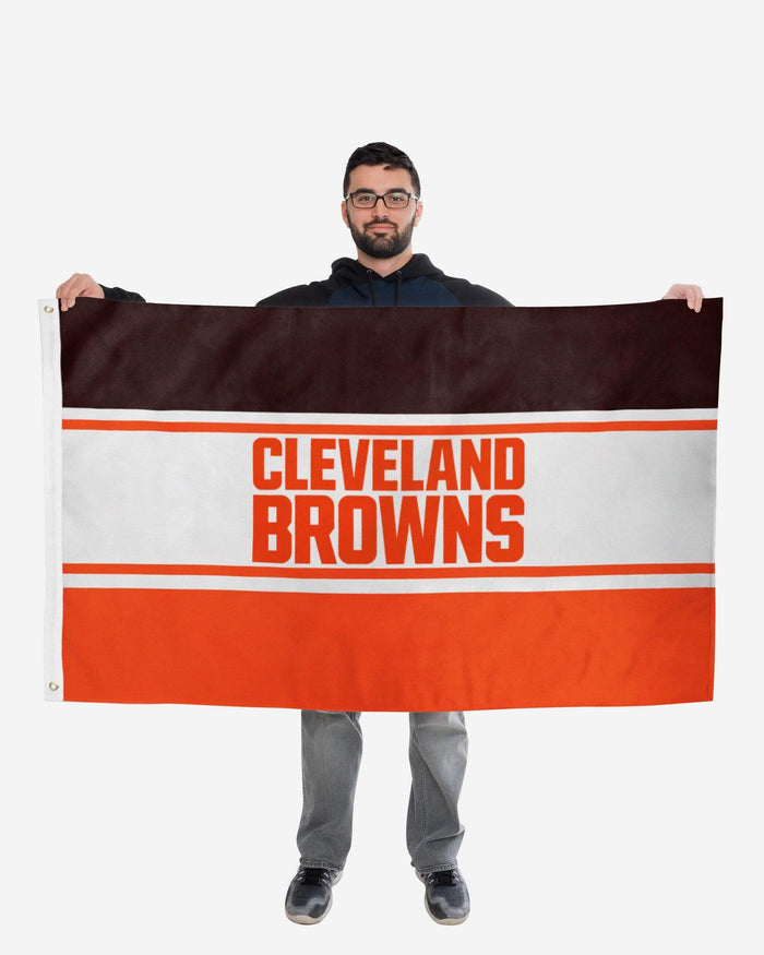 Cleveland Browns Horizontal Flag FOCO - FOCO.com