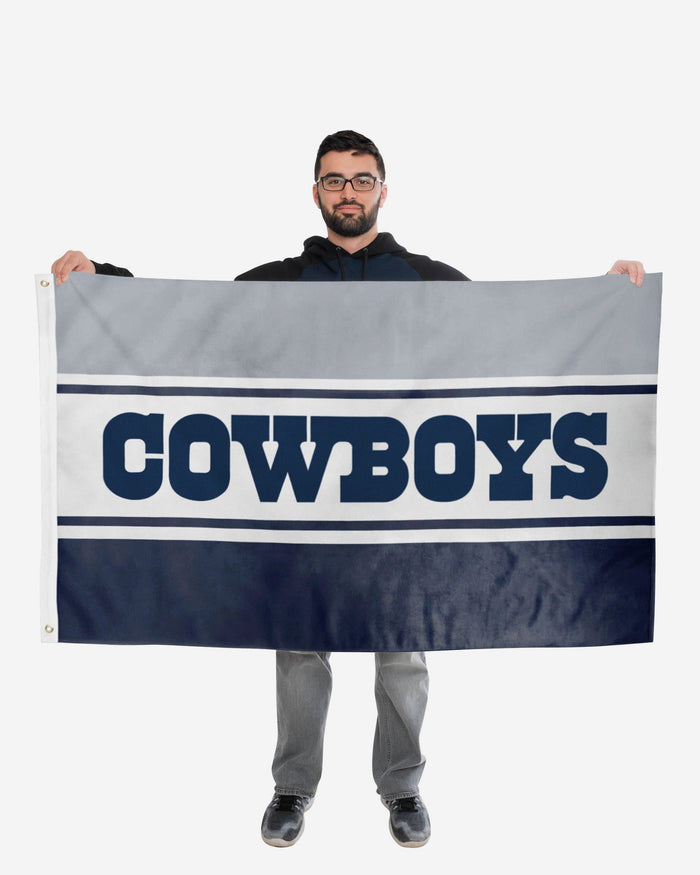 Dallas Cowboys Horizontal Flag FOCO - FOCO.com