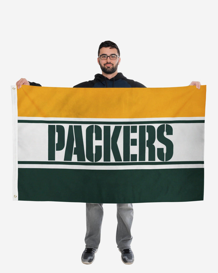 Green Bay Packers Horizontal Flag FOCO - FOCO.com