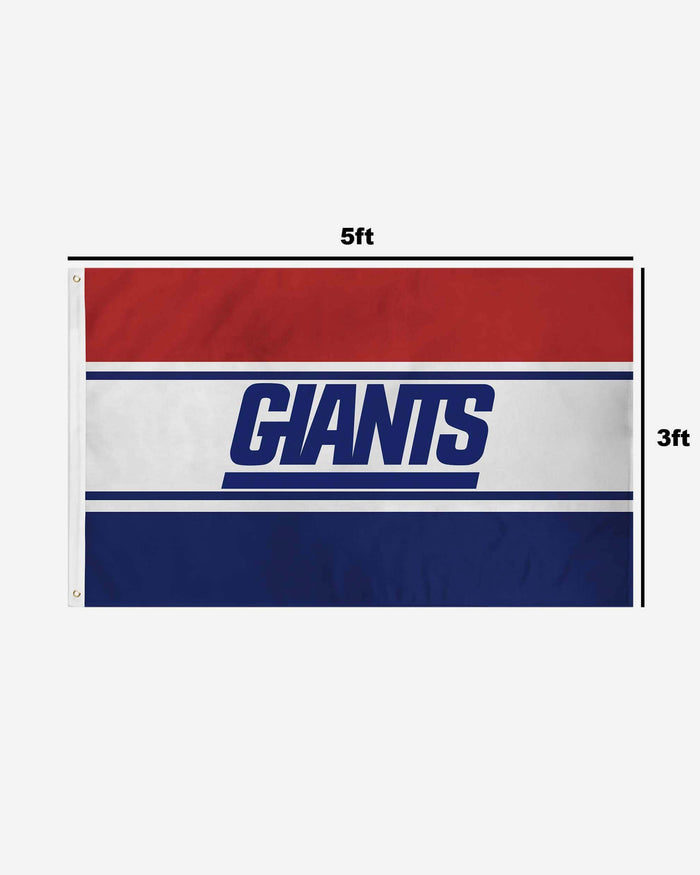 New York Giants Horizontal Flag FOCO - FOCO.com