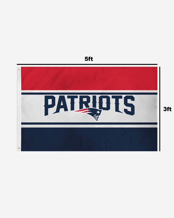 New England Patriots Horizontal Flag FOCO - FOCO.com