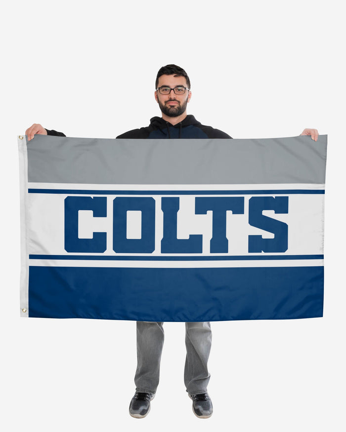 Indianapolis Colts Horizontal Flag FOCO - FOCO.com