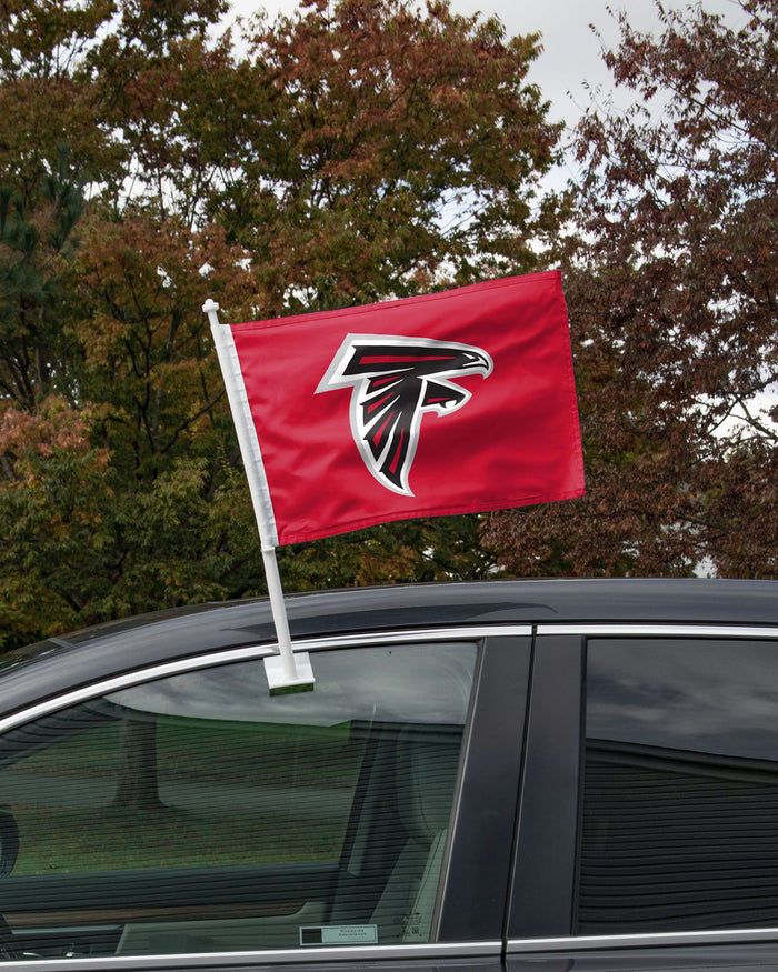 Atlanta Falcons 2 Pack Solid Car Flag FOCO - FOCO.com