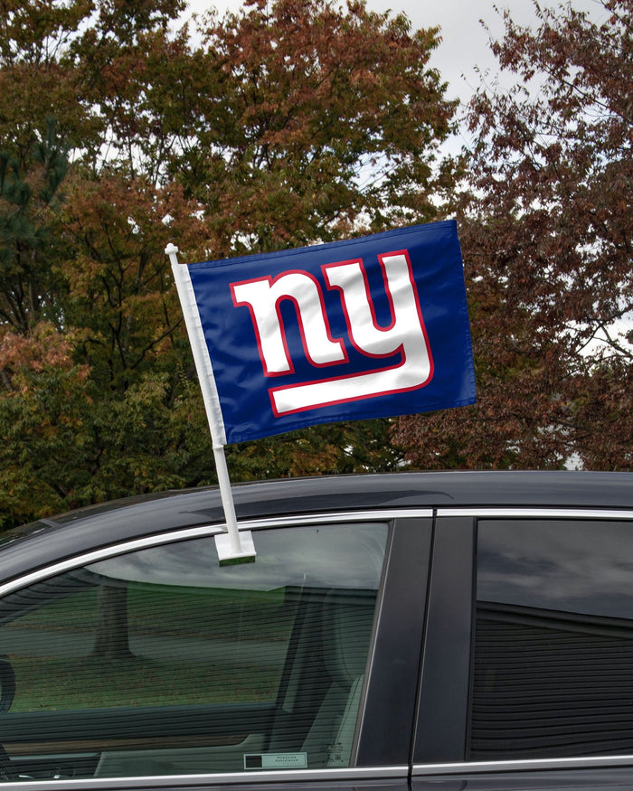 New York Giants 2 Pack Solid Car Flag FOCO - FOCO.com