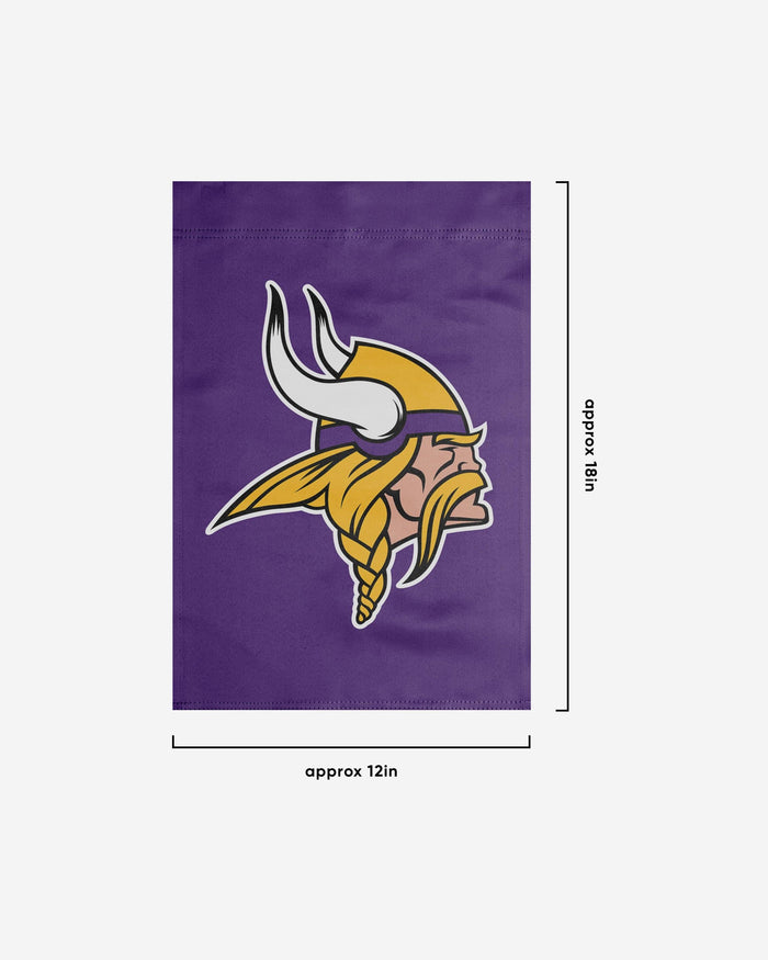 Minnesota Vikings Solid Garden Flag FOCO - FOCO.com
