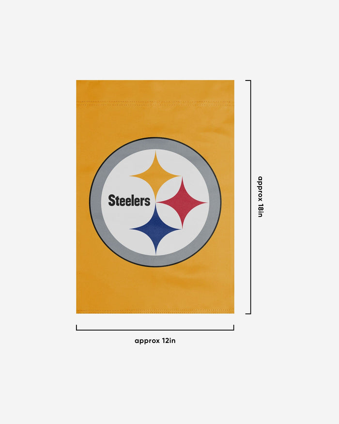 Pittsburgh Steelers Solid Garden Flag FOCO - FOCO.com