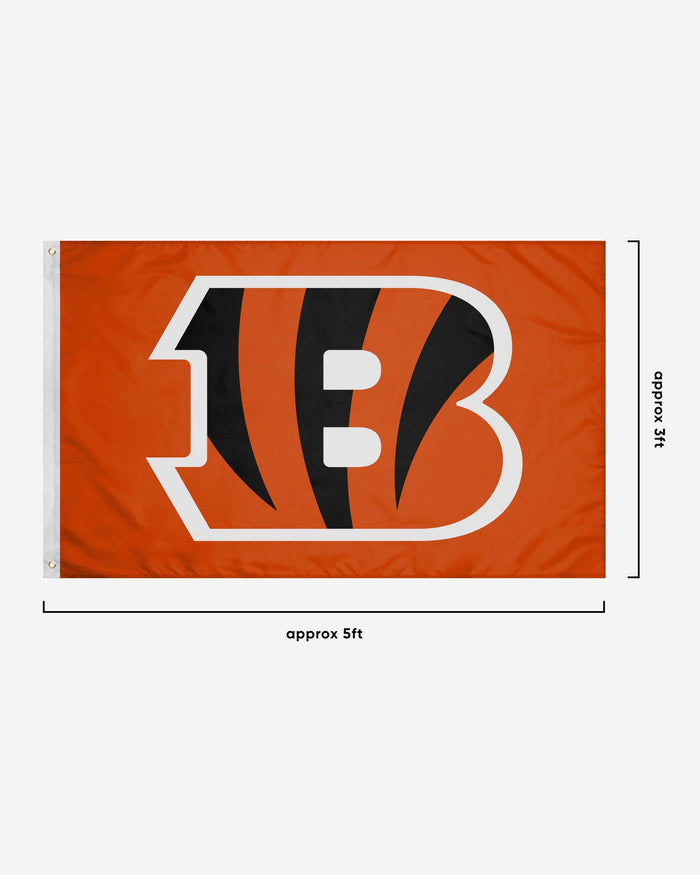 Cincinnati Bengals Solid Horizontal Flag FOCO - FOCO.com