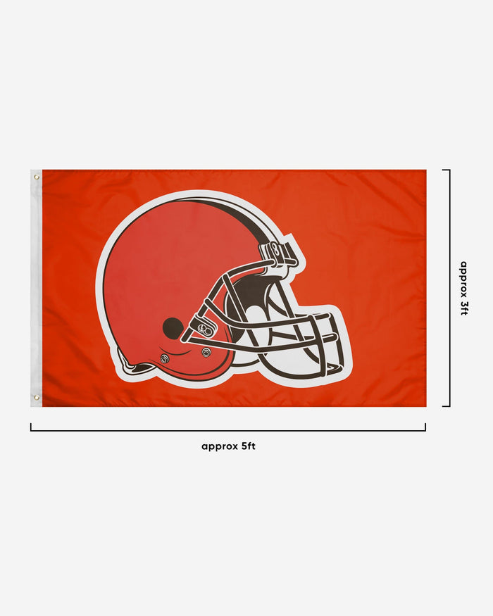 Cleveland Browns Solid Horizontal Flag FOCO - FOCO.com