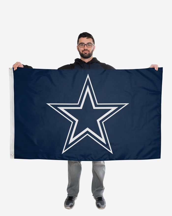 Dallas Cowboys Solid Horizontal Flag FOCO - FOCO.com