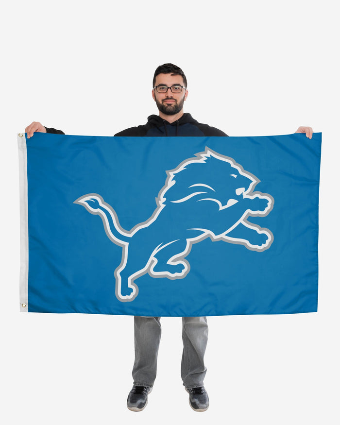 Detroit Lions Solid Horizontal Flag FOCO - FOCO.com