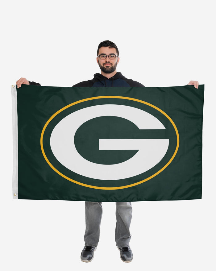 Green Bay Packers Solid Horizontal Flag FOCO - FOCO.com
