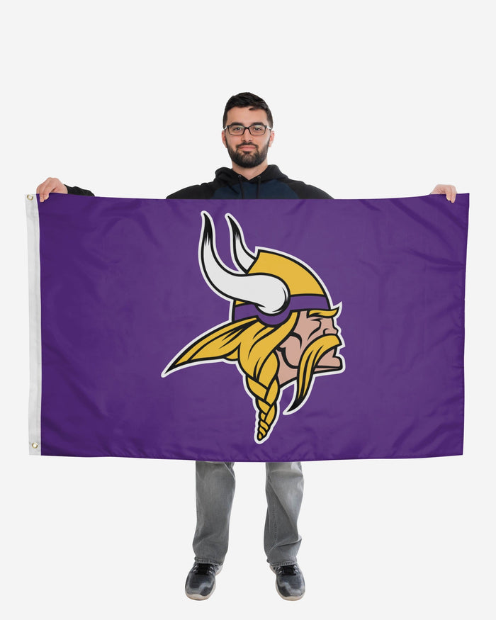 Minnesota Vikings Solid Horizontal Flag FOCO - FOCO.com