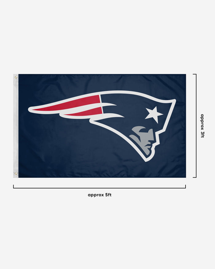 New England Patriots Solid Horizontal Flag FOCO - FOCO.com