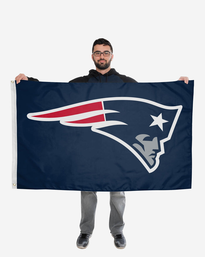New England Patriots Solid Horizontal Flag FOCO - FOCO.com