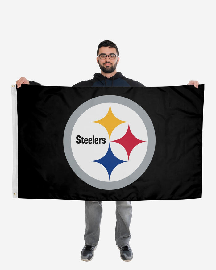 Pittsburgh Steelers Solid Horizontal Flag FOCO - FOCO.com