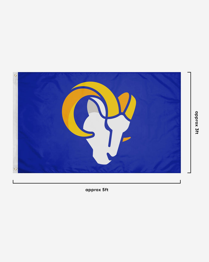 Los Angeles Rams Solid Horizontal Flag FOCO - FOCO.com
