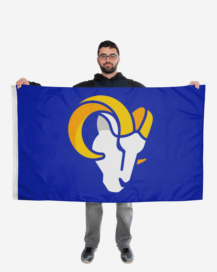 Los Angeles Rams Solid Horizontal Flag FOCO - FOCO.com