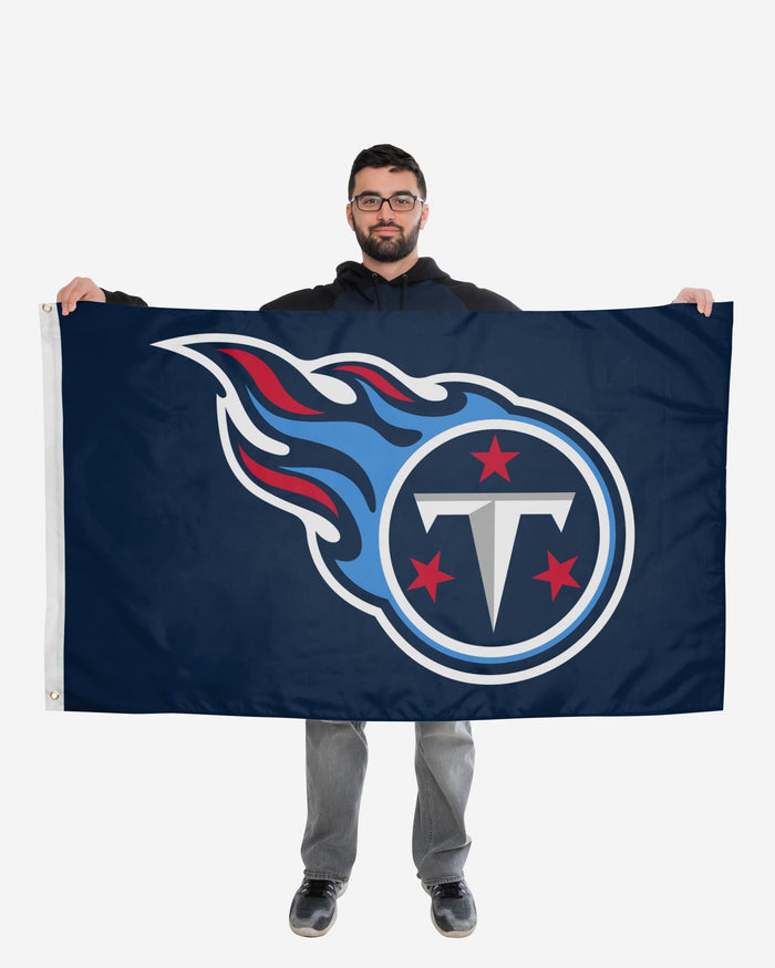 Tennessee Titans Solid Horizontal Flag FOCO - FOCO.com