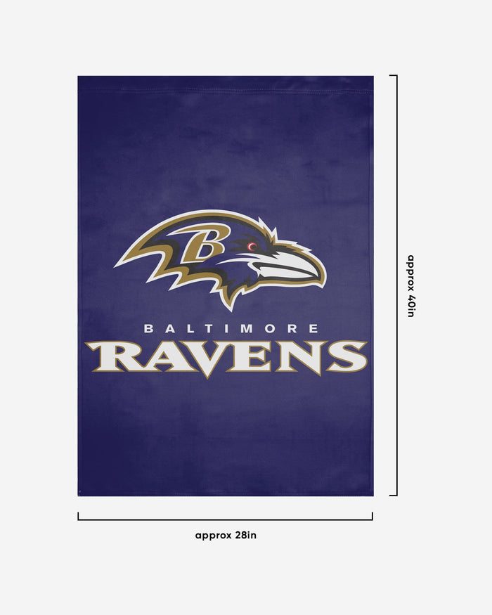 Baltimore Ravens Solid Vertical Flag FOCO - FOCO.com