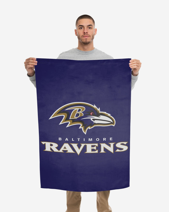 Baltimore Ravens Solid Vertical Flag FOCO - FOCO.com