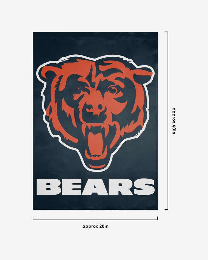 Chicago Bears Solid Vertical Flag FOCO - FOCO.com