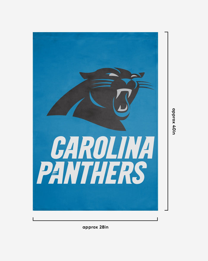 Carolina Panthers Solid Vertical Flag FOCO - FOCO.com