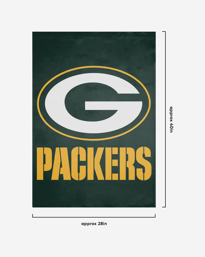 Green Bay Packers Solid Vertical Flag FOCO - FOCO.com