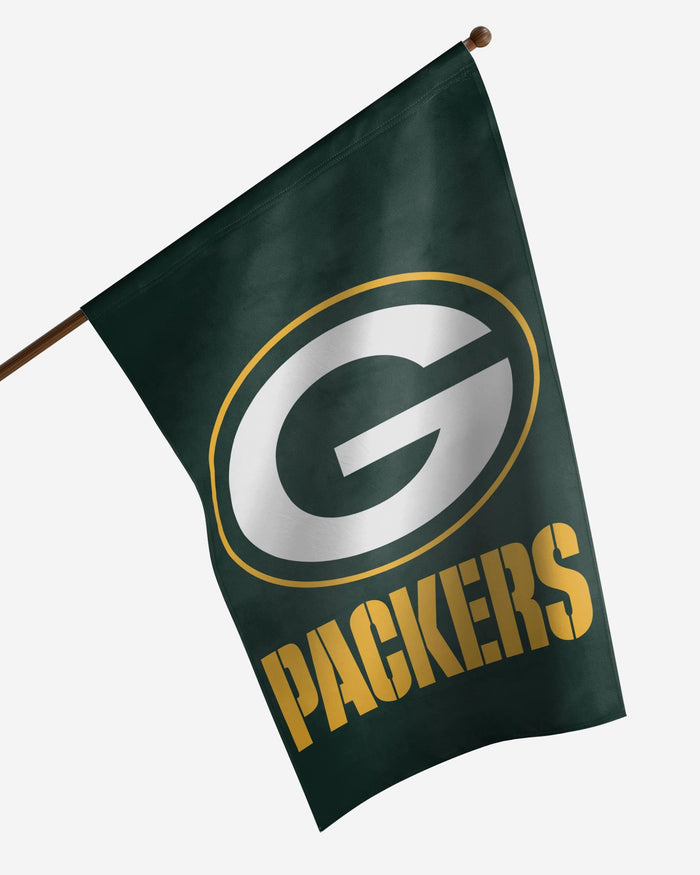 Green Bay Packers Solid Vertical Flag FOCO - FOCO.com