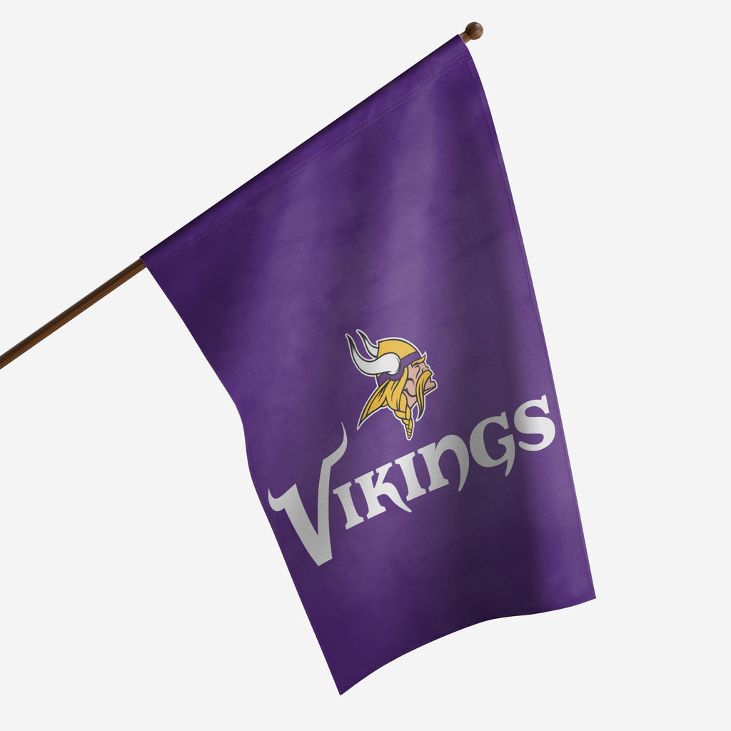 Minnesota Vikings Solid Vertical Flag FOCO - FOCO.com