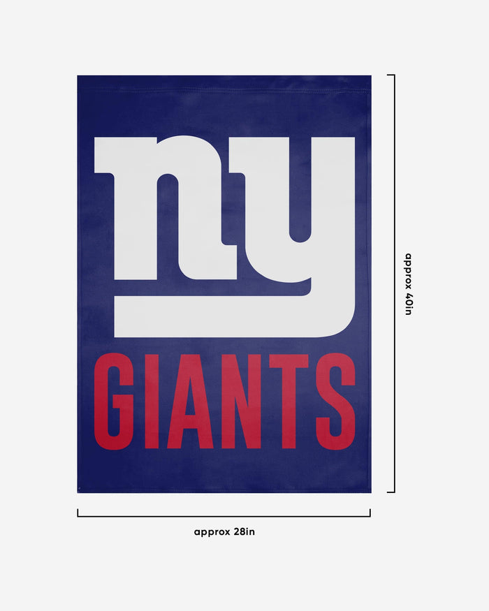 New York Giants Solid Vertical Flag FOCO - FOCO.com