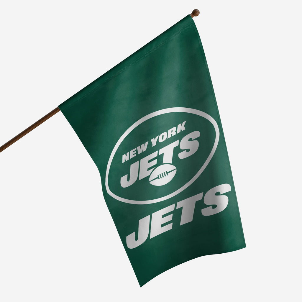 New York Jets Solid Vertical Flag FOCO - FOCO.com