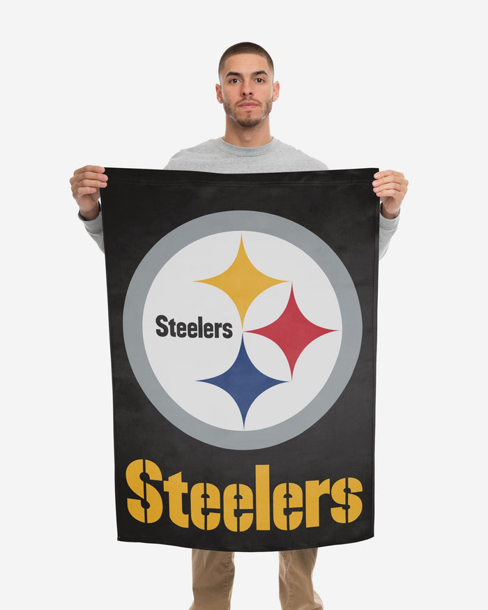 Pittsburgh Steelers Solid Vertical Flag FOCO - FOCO.com