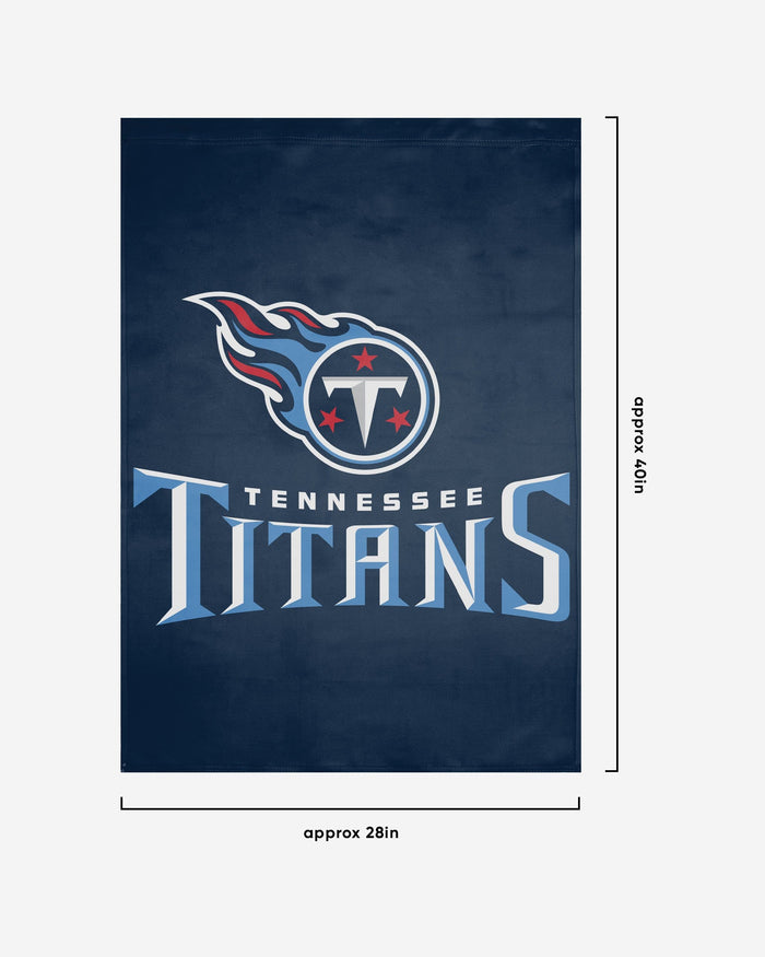Tennessee Titans Solid Vertical Flag FOCO - FOCO.com