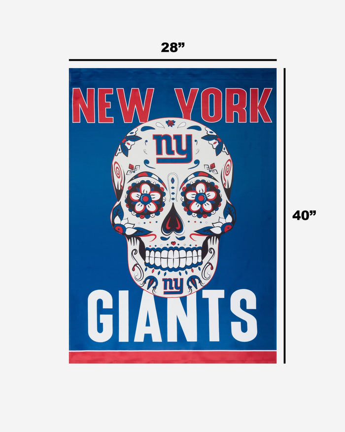 New York Giants Day Of The Dead Vertical Flag FOCO - FOCO.com