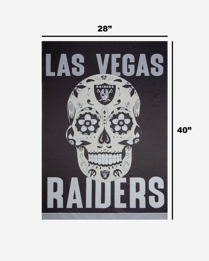 Las Vegas Raiders Day Of The Dead Vertical Flag FOCO - FOCO.com