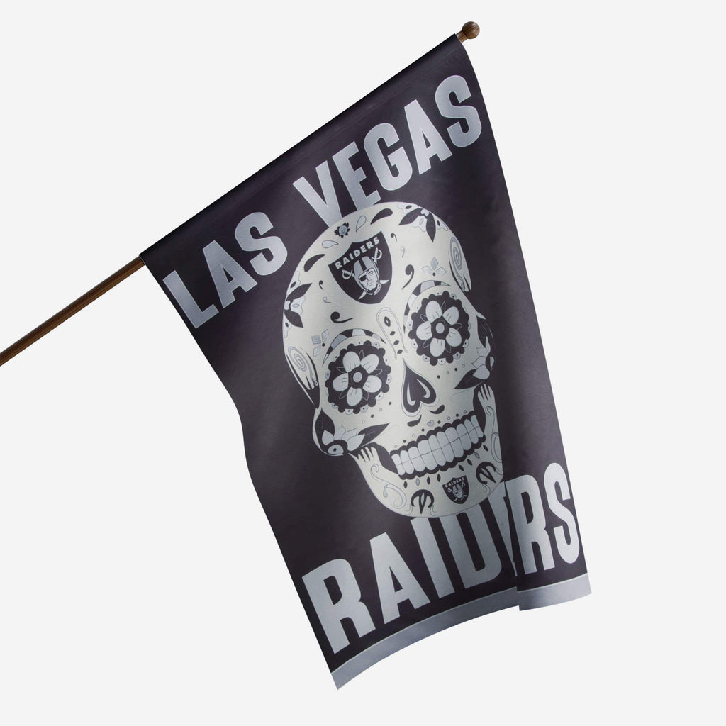 Las Vegas Raiders Day Of The Dead Vertical Flag FOCO - FOCO.com