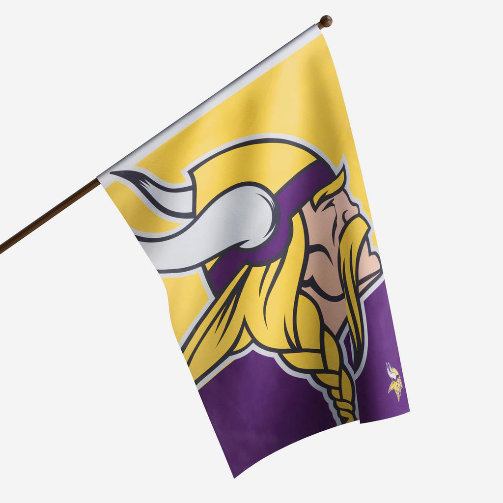 Minnesota Vikings Vertical Flag FOCO - FOCO.com
