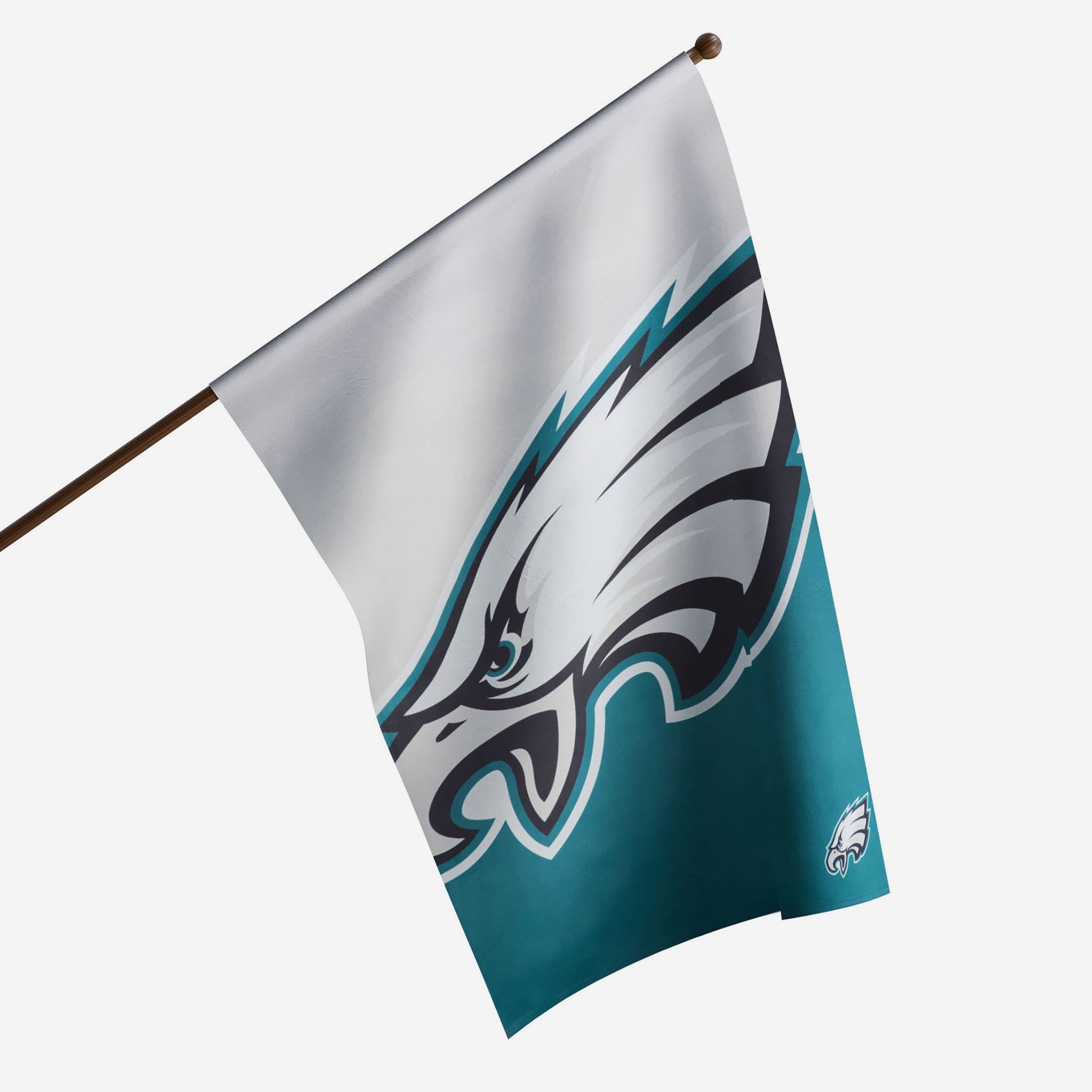 philadelphia eagles flag with pole